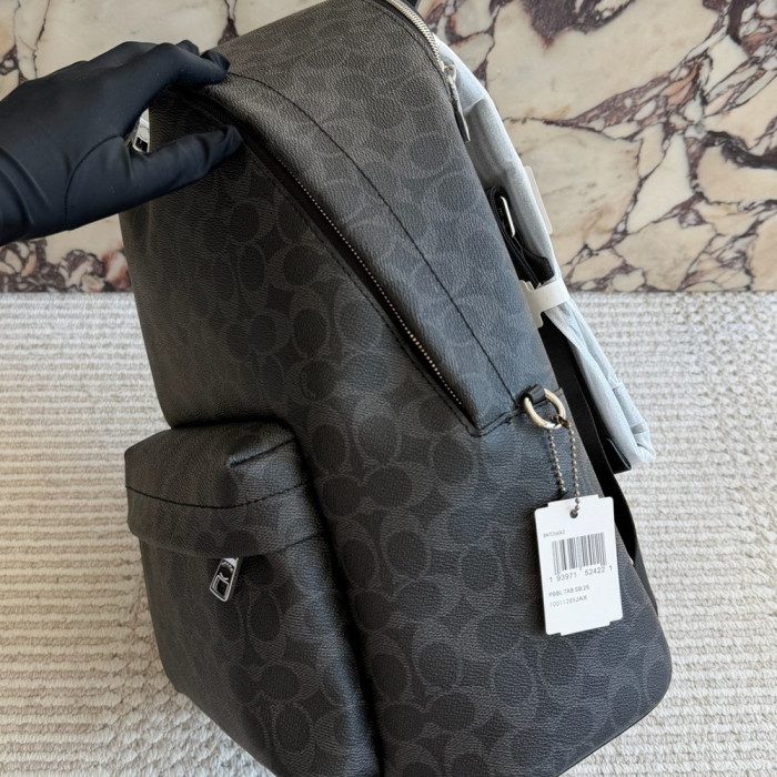 Men Women Backpack Leather Multipocket Outdoor Sports School Bag Travel Laptop Bag