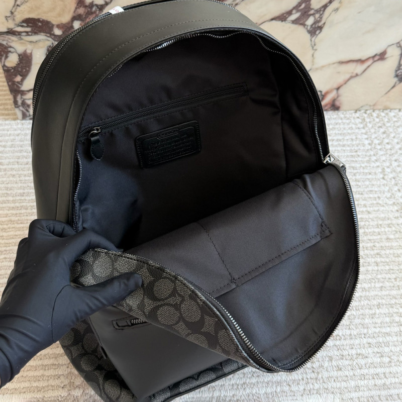Men Women Backpack Leather Multipocket Outdoor Sports School Bag Travel Laptop Bag