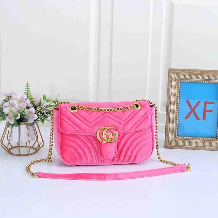 Women Chain Quilted Leather Shoulder Bag Tote Handbags Flap Bags Goods