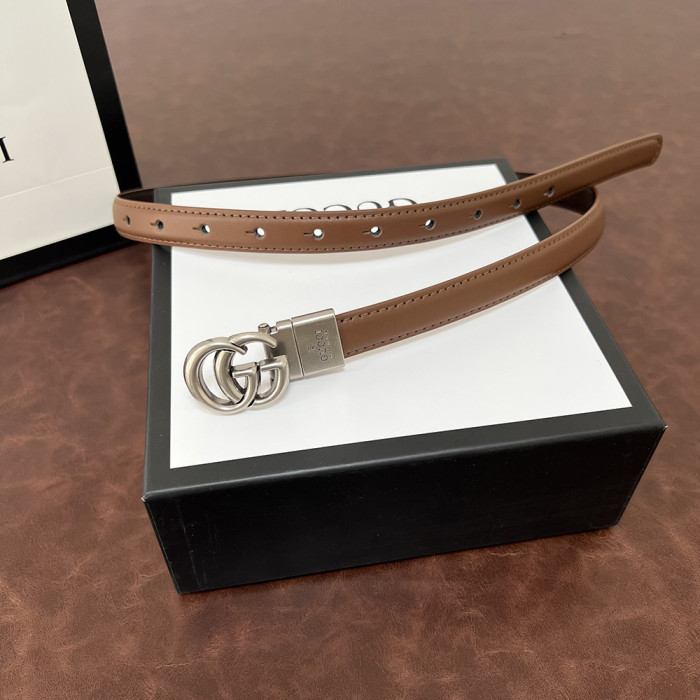 Women Men Belt 2.0cm Cowhide Leather Buckle Belt Unisex Waistband Waist Strap