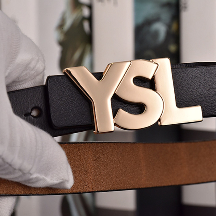Women Men Belt 2.5 cm Cowhide Leather Buckle Belt Unisex Waistband Waist Strap