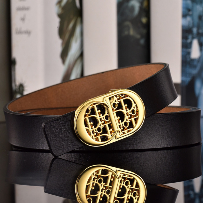 Women Men Belt 2.5 cm Cowhide Leather Buckle Belt Unisex Waistband Waist Strap
