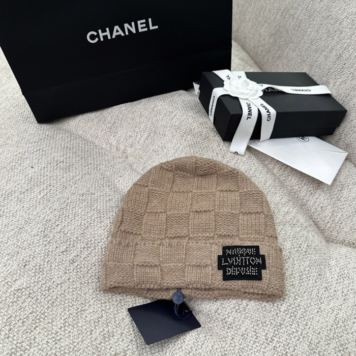 Men Women Beanie Hat Winter Wool Knitted Baggy Pull On Soft Caps