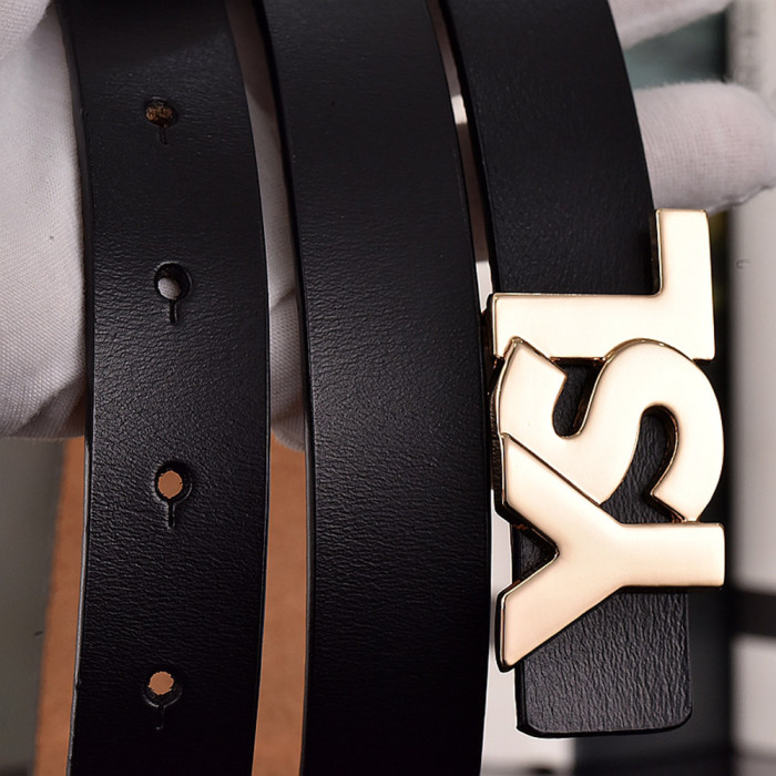 Women Men Belt 2.5 cm Cowhide Leather Buckle Belt Unisex Waistband Waist Strap