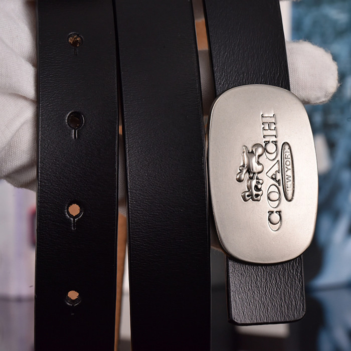 Women Men Belt 2.5 cm Cowhide Leather Buckle Belt Unisex Waistband Waist Strap