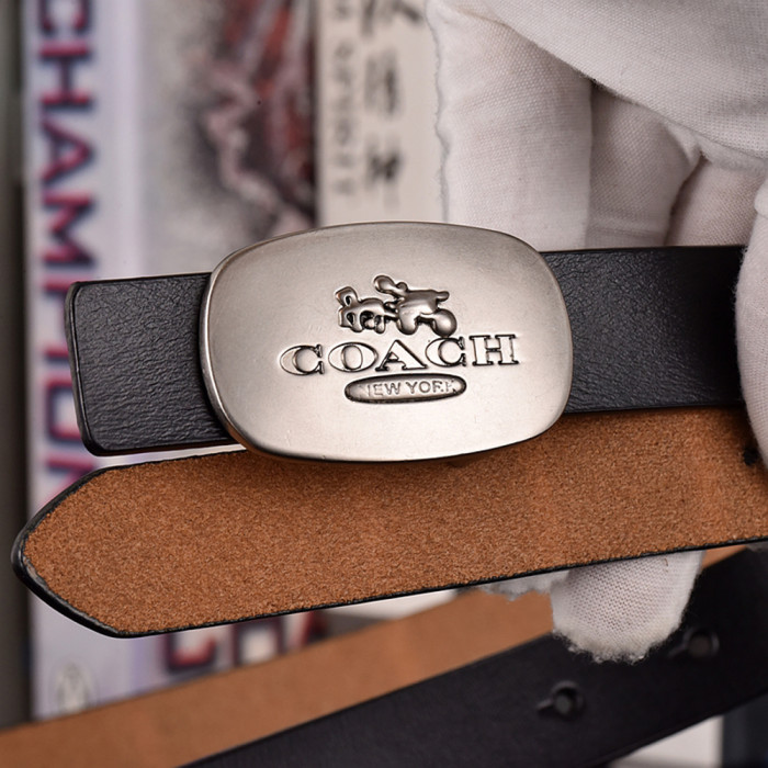 Women Men Belt 2.5 cm Cowhide Leather Buckle Belt Unisex Waistband Waist Strap