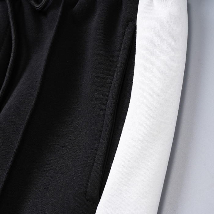 Women Men Two Piece Tracksuit Suit Hoodie Hooded Sweatshirt Pant Set Sweatwear