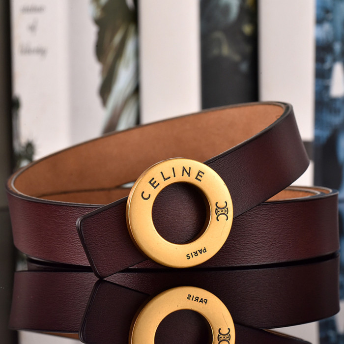 Women Men Belt 2.5 cm Cowhide Leather Buckle Belt Unisex Waistband Waist Strap