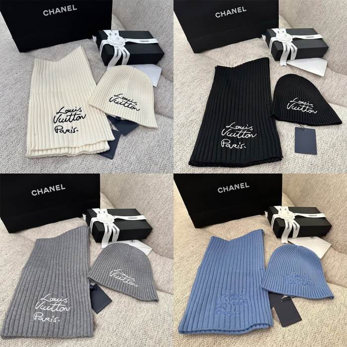 Men Women Beanie Hat Winter Wool Knitted Baggy Pull On Soft Caps