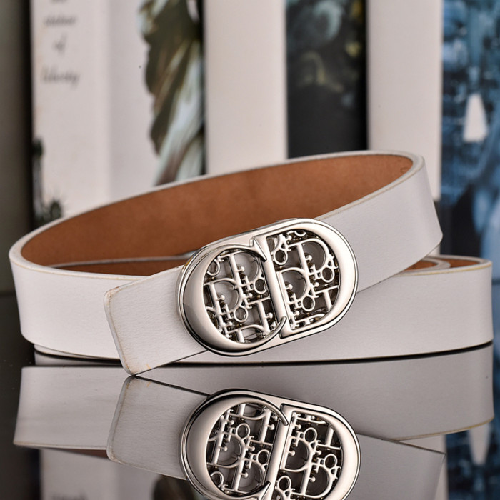 Women Men Belt 2.5 cm Cowhide Leather Buckle Belt Unisex Waistband Waist Strap