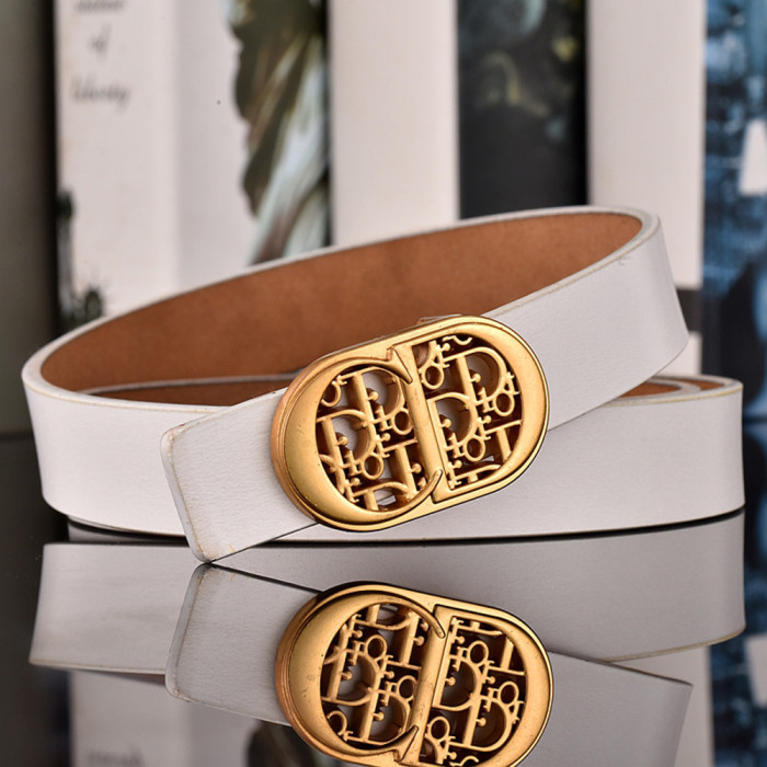 Women Men Belt 2.5 cm Cowhide Leather Buckle Belt Unisex Waistband Waist Strap