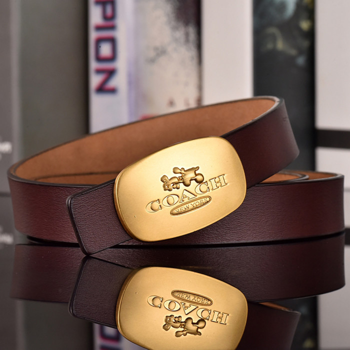 Women Men Belt 2.5 cm Cowhide Leather Buckle Belt Unisex Waistband Waist Strap