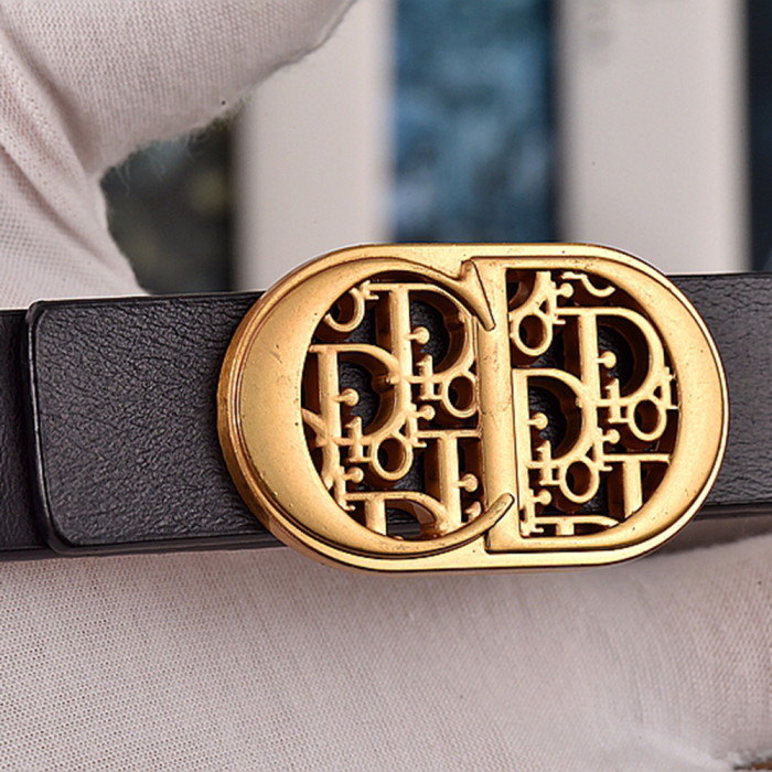 Women Men Belt 2.5 cm Cowhide Leather Buckle Belt Unisex Waistband Waist Strap