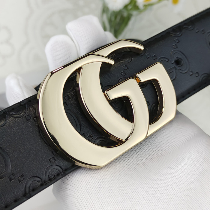 Women Men Belt 3.8cm Cowhide Leather Buckle Belt Unisex Waistband Waist Strap