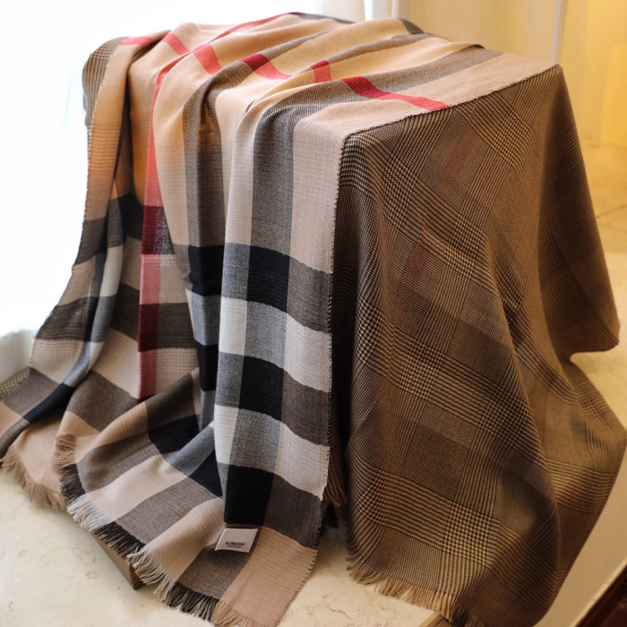 Women Men Logo Scarf Wool Cashmere Scarves Shawl Blanket Wrap Thickened Knitted Scarf 200×100cm