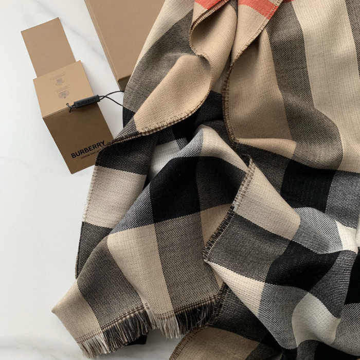 Women Men Logo Scarf Wool Cashmere Scarves Shawl Blanket Wrap Thickened Knitted Scarf 200×100cm
