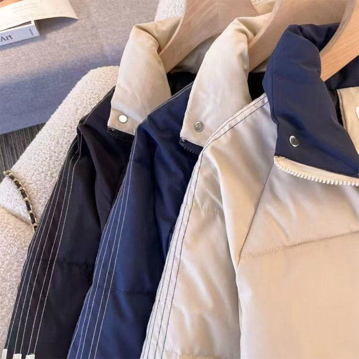 Women Men Down Jacket Hooded Coat Warm Winter Windproof Casual Parkas puffer jacket