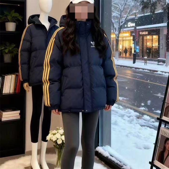 Women Men Down Jacket Hooded Coat Warm Winter Windproof Casual Parkas puffer jacket