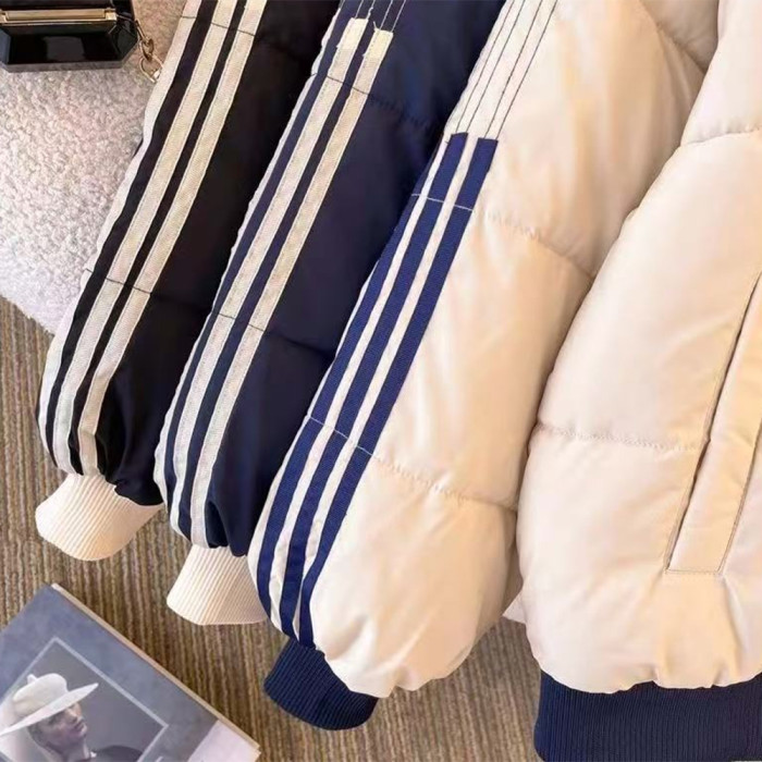 Women Men Down Jacket Hooded Coat Warm Winter Windproof Casual Parkas puffer jacket