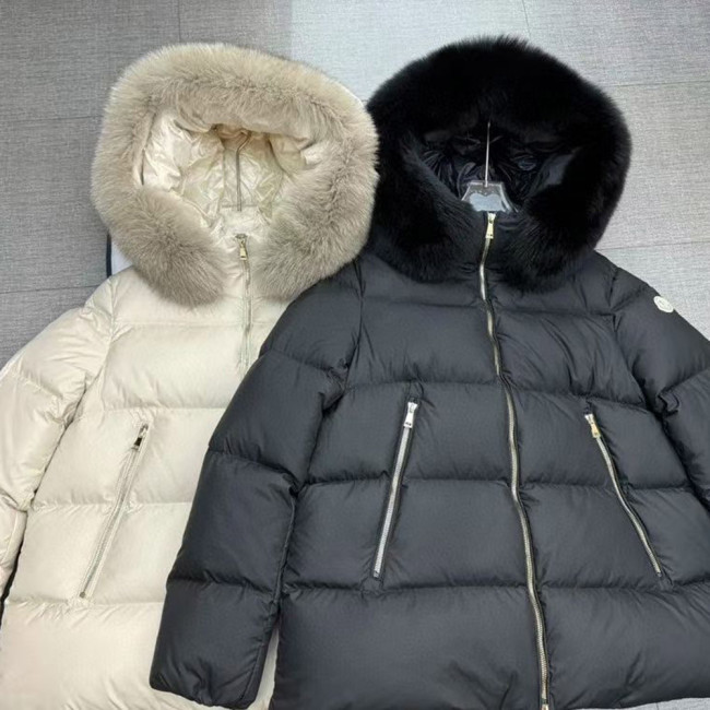 Women Men Down Jacket Hooded Coat Warm Winter Windproof Casual Parkas