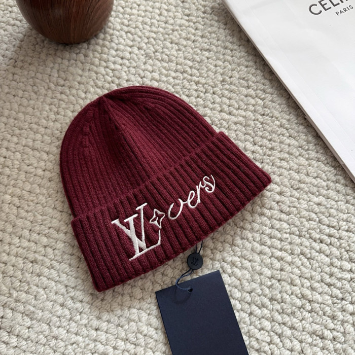 Men Women Beanie Hat Winter Wool Knitted Baggy Pull On Soft Caps