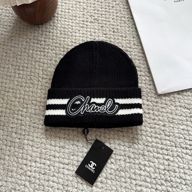 Women Men Beanie Hat Winter Wool Knitted Baggy Pull On Soft Caps