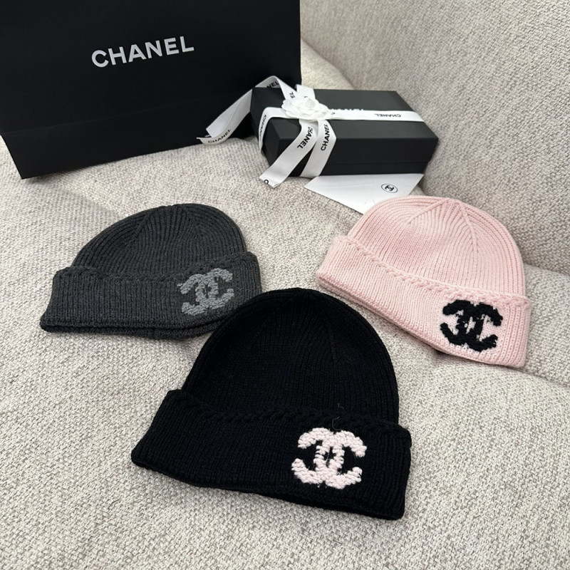 Women Men Beanie Hat Winter Wool Knitted Baggy Pull On Soft Caps