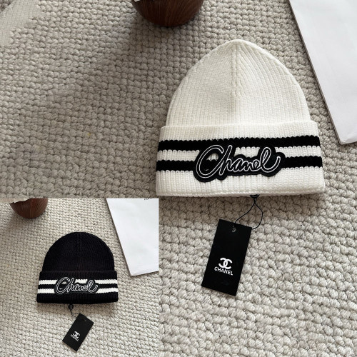 Women Men Beanie Hat Winter Wool Knitted Baggy Pull On Soft Caps
