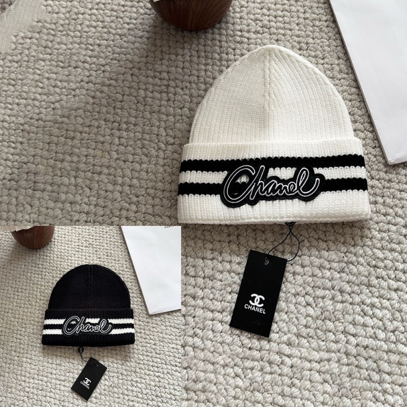 Women Men Beanie Hat Winter Wool Knitted Baggy Pull On Soft Caps