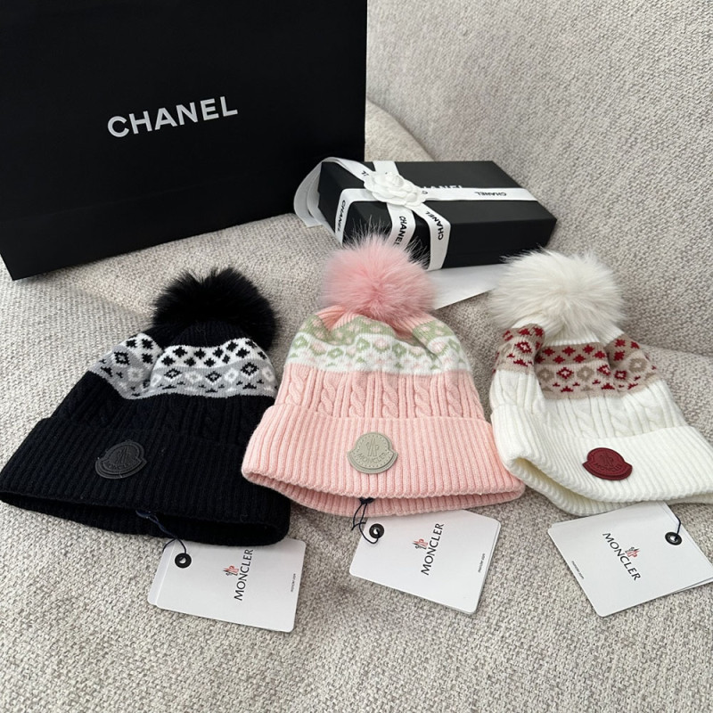 Men Women Beanie Hat Winter Wool Knitted Baggy Pull On Soft Caps