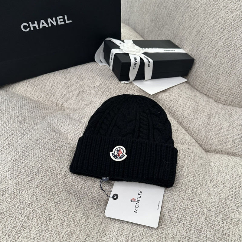 Men Women Beanie Hat Winter Wool Knitted Baggy Pull On Soft Caps