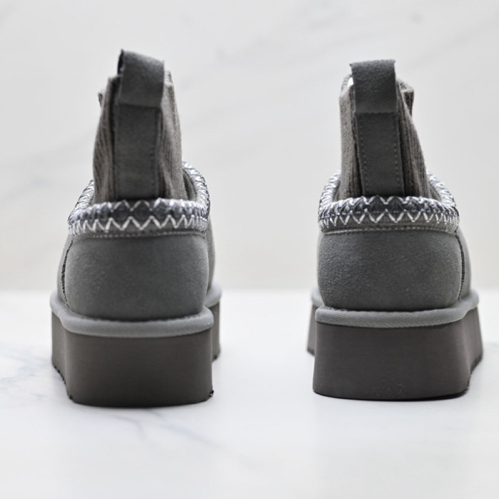 Unisex Winter Boots Shearling Lined Slip Resistant Thermal Snow Booties 36-41