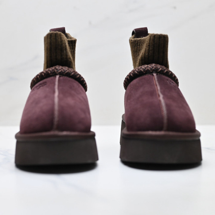 Unisex Winter Boots Shearling Lined Slip Resistant Thermal Snow Booties 36-41