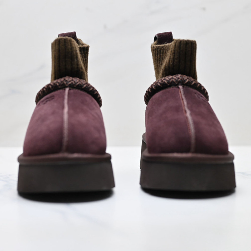 Unisex Winter Boots Shearling Lined Slip Resistant Thermal Snow Booties 36-41
