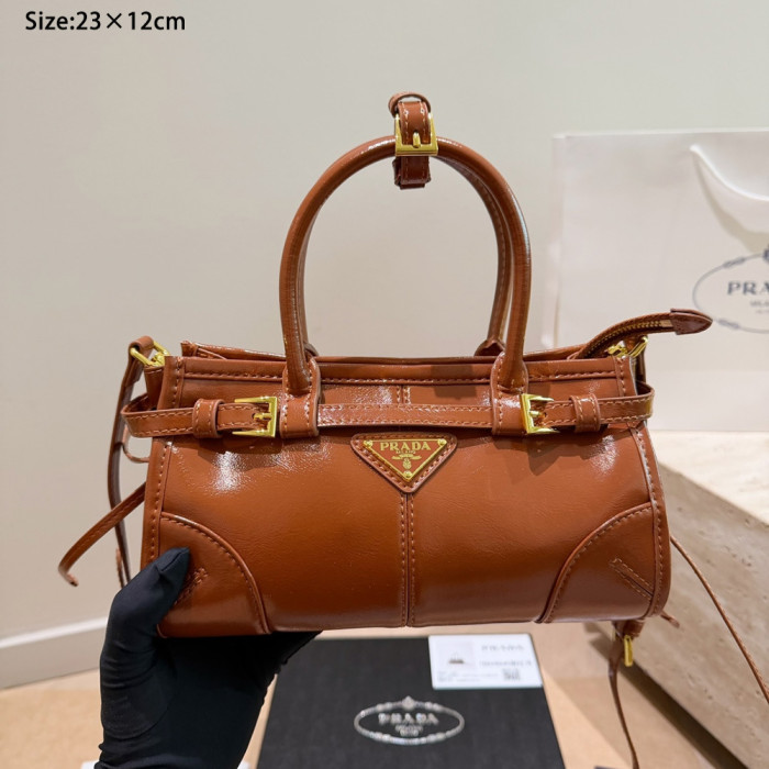 Women Leather Tote Shoulder Shopper Shopping Bag Handbags Crossbody Bag 23×12cm