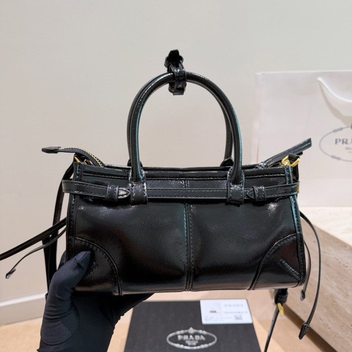Women Leather Tote Shoulder Shopper Shopping Bag Handbags Crossbody Bag 23×12cm