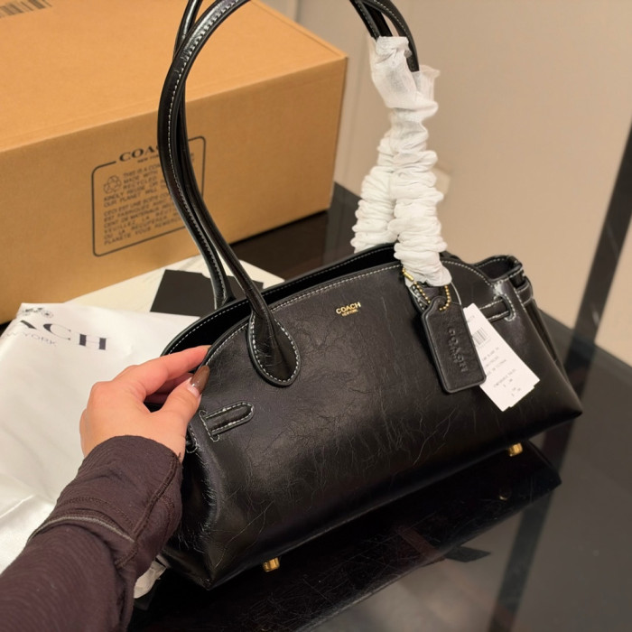 Women Vintage Canvas Tote Bag Shoulder Bag Shopper Shopping Bag Top Handle Handbags 34×16cm