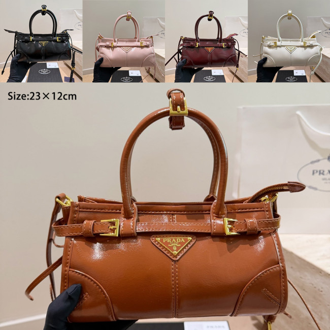 Women Leather Tote Shoulder Shopper Shopping Bag Handbags Crossbody Bag 23×12cm