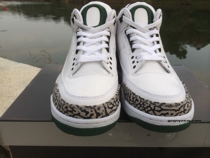 Authentic Air Jordan 3 Oregon Ducks