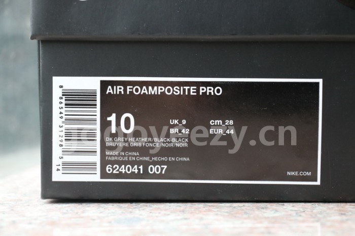 Authentic Nike Air Foamposite One Wool