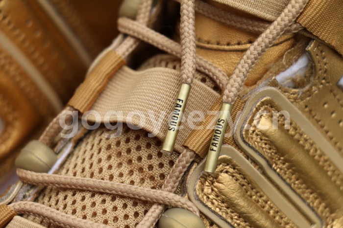 Authentic Supreme x Nike Air More Uptempo Gold