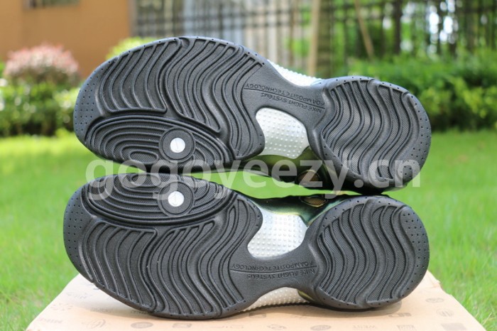 Authentic Nike Air Flightposite Retro Metallic Gold