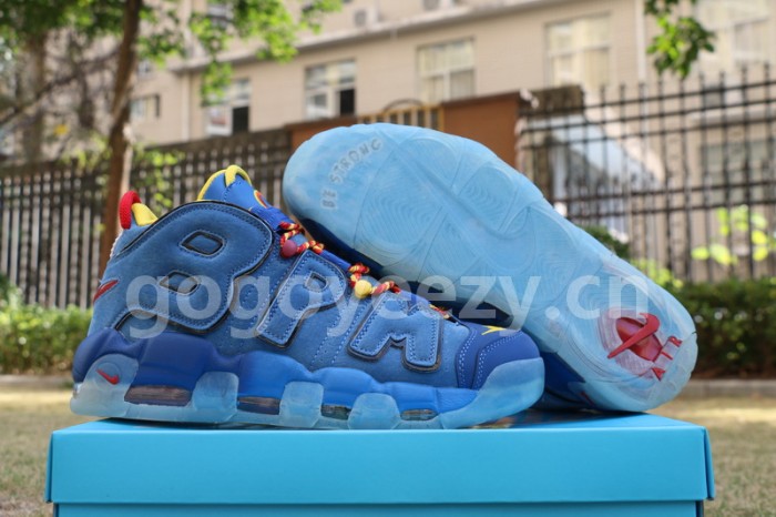 Authentic Nike Air More Uptempo Doernbecher Royal