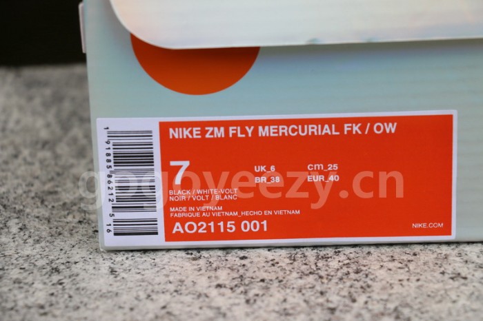 Authentic Off White x Nike Zoom Fly Black