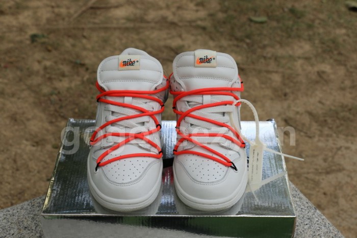 Authentic OFF-WHITE x Nike Dunk Low White