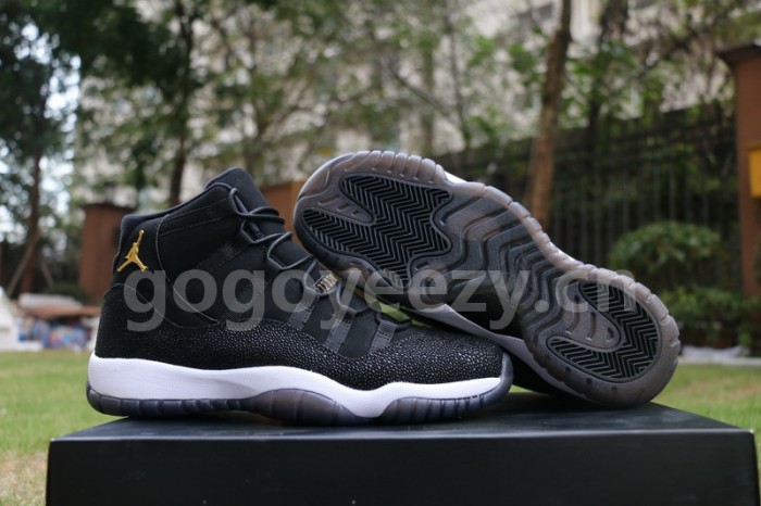 Authentic Air Jordan 11 PRM “Heiress” Black
