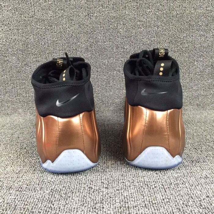 Authentic Nike Air Flightposite One Copper Gold