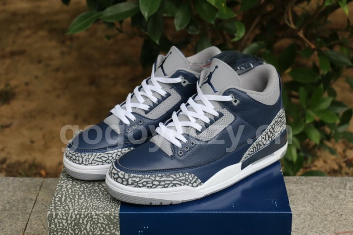 Authentic Air Jordan 3“Midnight Navy”
