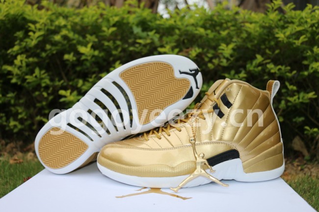 Authentic Air Jordan 12 Gold