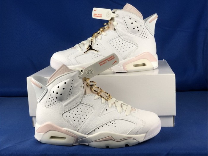 Authentic Air Jordan 6 WMNS “Gold Hoops”